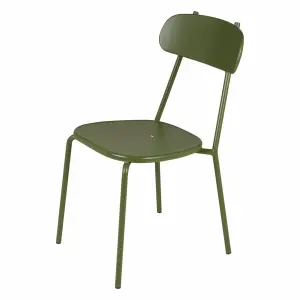 Metal outdoor dining chair Zago Fox image-1
