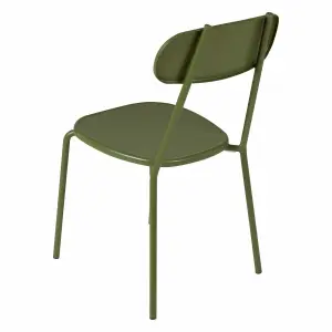 Metal outdoor dining chair Zago Fox image-2