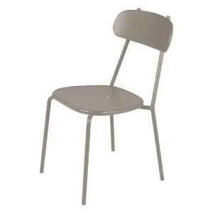 Metal outdoor dining chair Zago Fox image-1