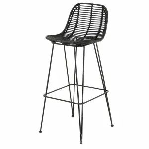 Rattan worktop stool Zago Fresh image-1