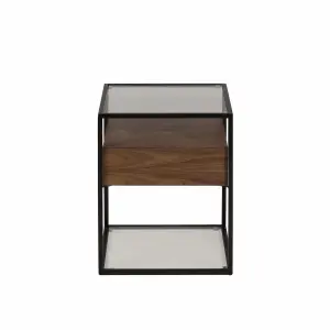 1-drawer end table Zago Helix image-0