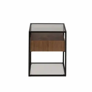 1-drawer end table Zago Helix image-2