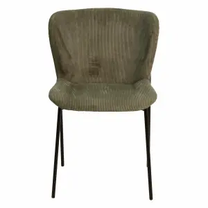 Corduroy dining chair Zago Holden image-0