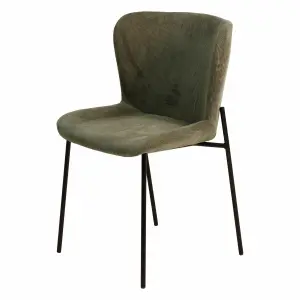 Corduroy dining chair Zago Holden image-1
