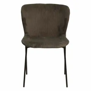 Corduroy dining chair Zago Holden image-0