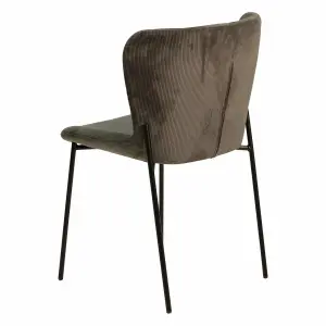 Corduroy dining chair Zago Holden image-2