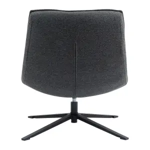 Velvet swivel armchair Zago image-2