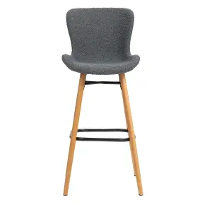 Bouclette wool effect snack chair Zago image-0