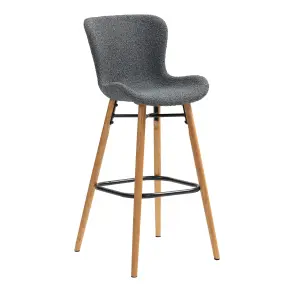 Bouclette wool effect snack chair Zago image-1