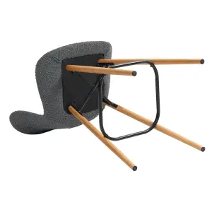 Bouclette wool effect snack chair Zago image-5