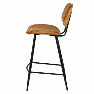 Chaise plan de travail velours Zago Lizzy image-2