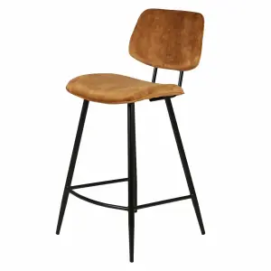 Chaise plan de travail velours Zago Lizzy image-1