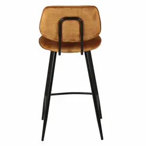 Chaise plan de travail velours Zago Lizzy image-3