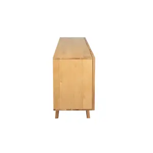4-door natural oak sideboard Zago Magik image-3