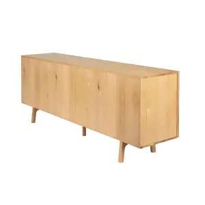 4-door natural oak sideboard Zago Magik image-5