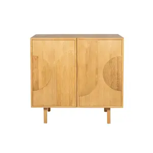 2-door natural oak sideboard Zago image-0