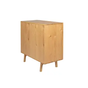 2-door natural oak sideboard Zago image-2