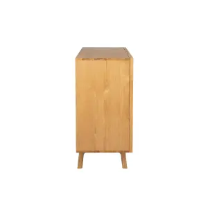 2-door natural oak sideboard Zago image-4