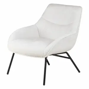 Corduroy armchair Zago Martin image-1