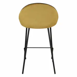 Fluwelen snack stoel Zago Maya image-3