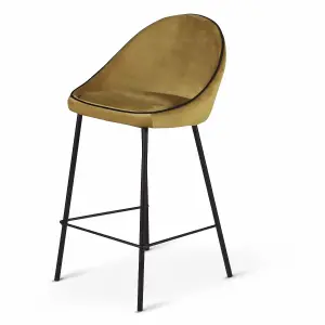 Fluwelen snack stoel Zago Maya image-2