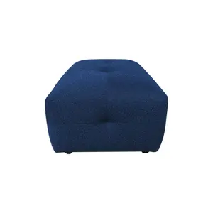 Boucle fabric pouf Zago Melki image-1