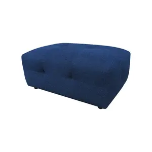 Boucle fabric pouf Zago Melki image-2