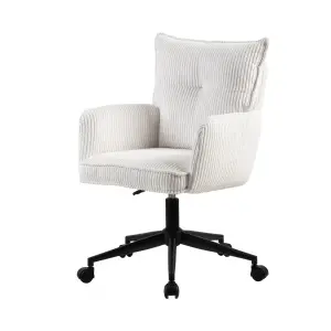 Velvet office chair Zago image-1