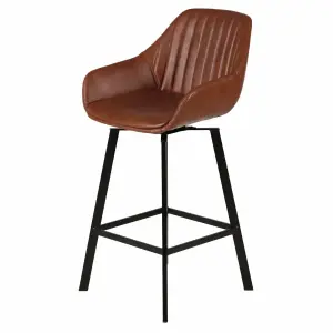 Swivel bar chair Zago Moss image-2
