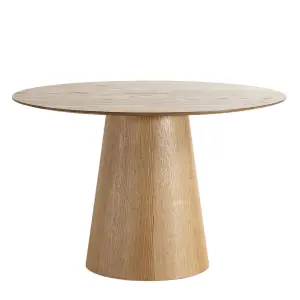 Oak veneer dining table Zago image-0