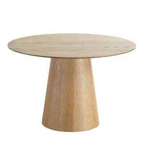 Oak veneer dining table Zago image-2