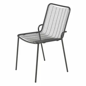 Metal outdoor dining chair Zago Roma image-1