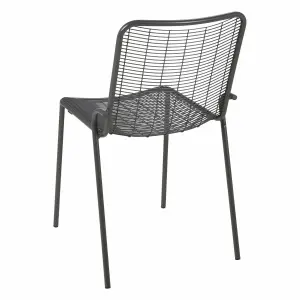 Metal outdoor dining chair Zago Roma image-2