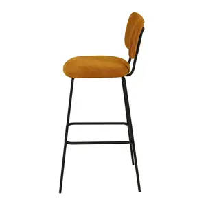 Velvet snack chair Zago Sema image-2
