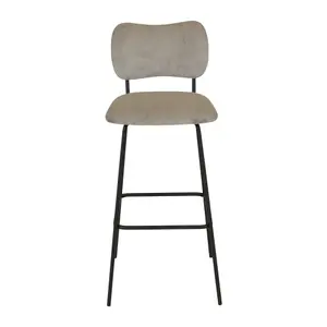 Velvet snack chair Zago Sema image-0