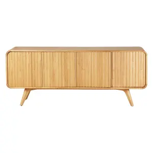 4-door natural oak sideboard Zago Sub image-0
