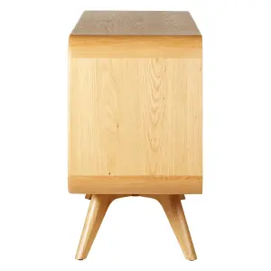 4-door natural oak sideboard Zago Sub image-2