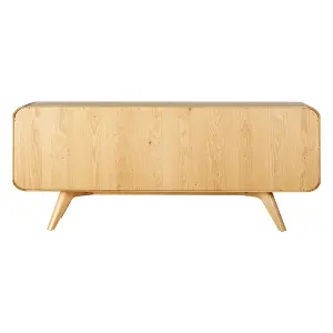 4-door natural oak sideboard Zago Sub image-3