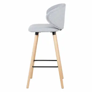 Fabric bar chair Zago Tiago image-2