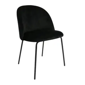 Velvet dining chair Zago Yata image-1