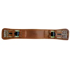Extra Leather Dressage Girth Zaldi image-0