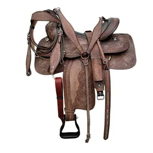 Western Saddle for Full-Size Horse Zaldi AZWS 796 image-1