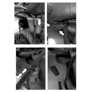 Leather Rear Dressage Saddle Strap Zaldi Castel image-2