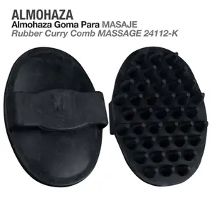 Rubber Curry Comb for Horse Zaldi 24112-K image-0