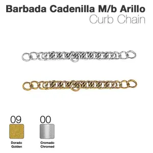 Horse Curb Chain with Ring Zaldi image-0