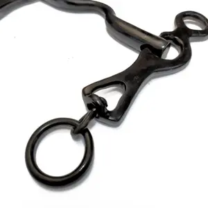 Stainless Steel Portuguese Bit for Horse Zaldi I-5179 image-3