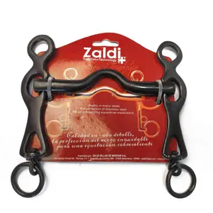 Stainless Steel Portuguese Bit for Horse Zaldi I-5179 image-1