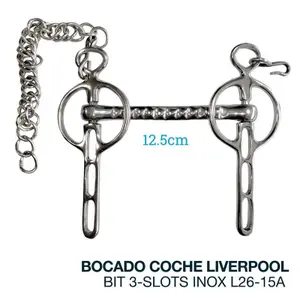 Liverpool bit for horse Zaldi L26-15A image-0