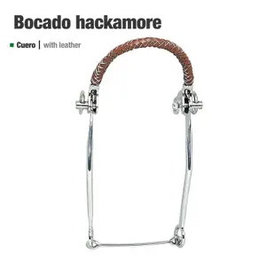 Leather hackamore for horse Zaldi 251714 image-0
