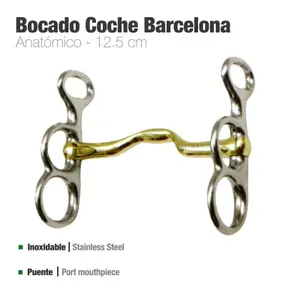 Mors de bride pour cheval anatomique Zaldi Barcelona image-0